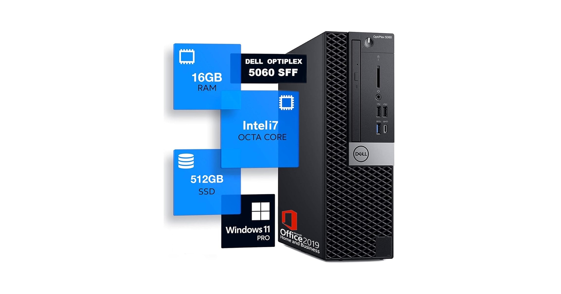 高性能 i7/16GB/SSD512+HDD DELL 5060 即使用OK✨ 高性能 i7/16GB/SSD512+HDD DELL 5060 即使用OK✨