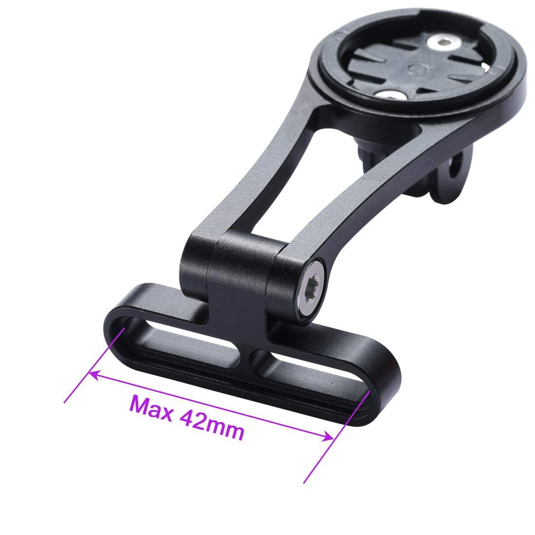 Support Dymoece Pour Garmin Edge 1040/840/830/530 – Compatible Caméra Sportive Et Lampe De Vélo, Alu Costaud, S'adapte à Tous Les Cintres
