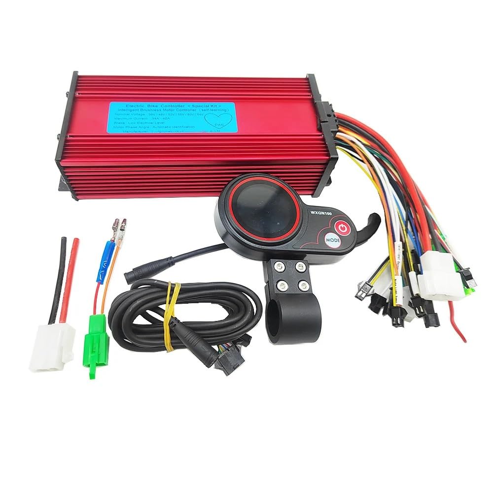 Centralina Monopattino Elettrico Acceleratore a pollice con display for controller bici elettrica 36V 48V 60V 1200W 1500W 2000W(34A-40A controller)