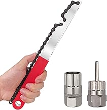 Maxentico Outils Velo, Outils Fouet a Chaine Jeu, Démontage D'Extracteur Demonte de Cassette Kit D'Outils de Vélo, Démonte Roue Libre Vélooutil, pour Fouet de Chaîne de Vélo pour Shimano/Sram/Sunrace