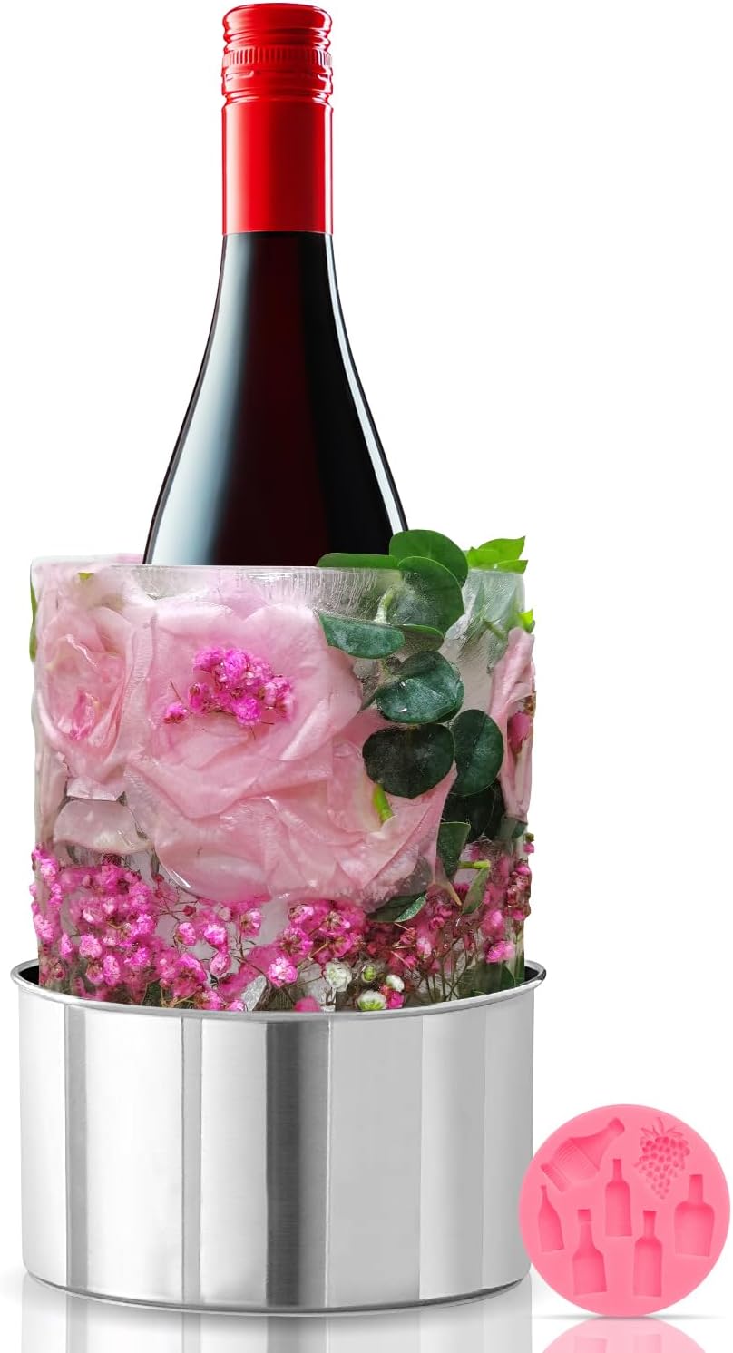 MCMGlobal Wine Bottle Chiller & Champagne Bucket Ice Mold