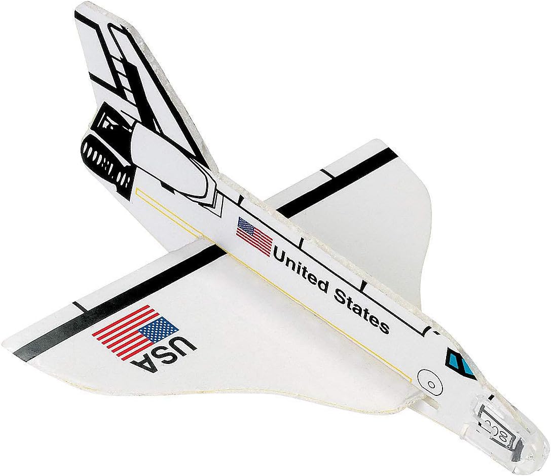 Foam Space Shuttle Gliders (1 dz) Toys & Games