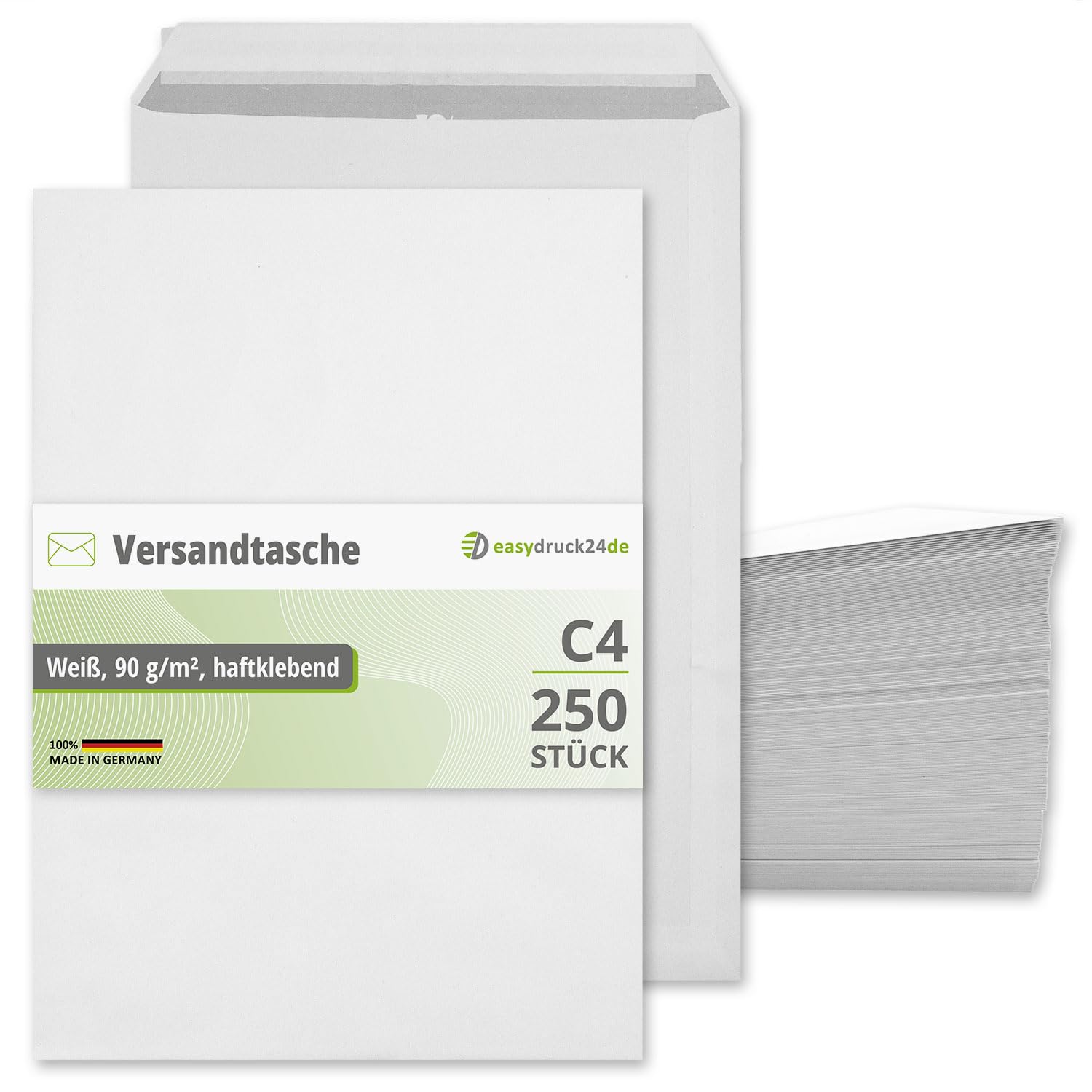 Enveloppes C4 blanches autoadhésives easydruck24de az258 format A4 90g - 7
