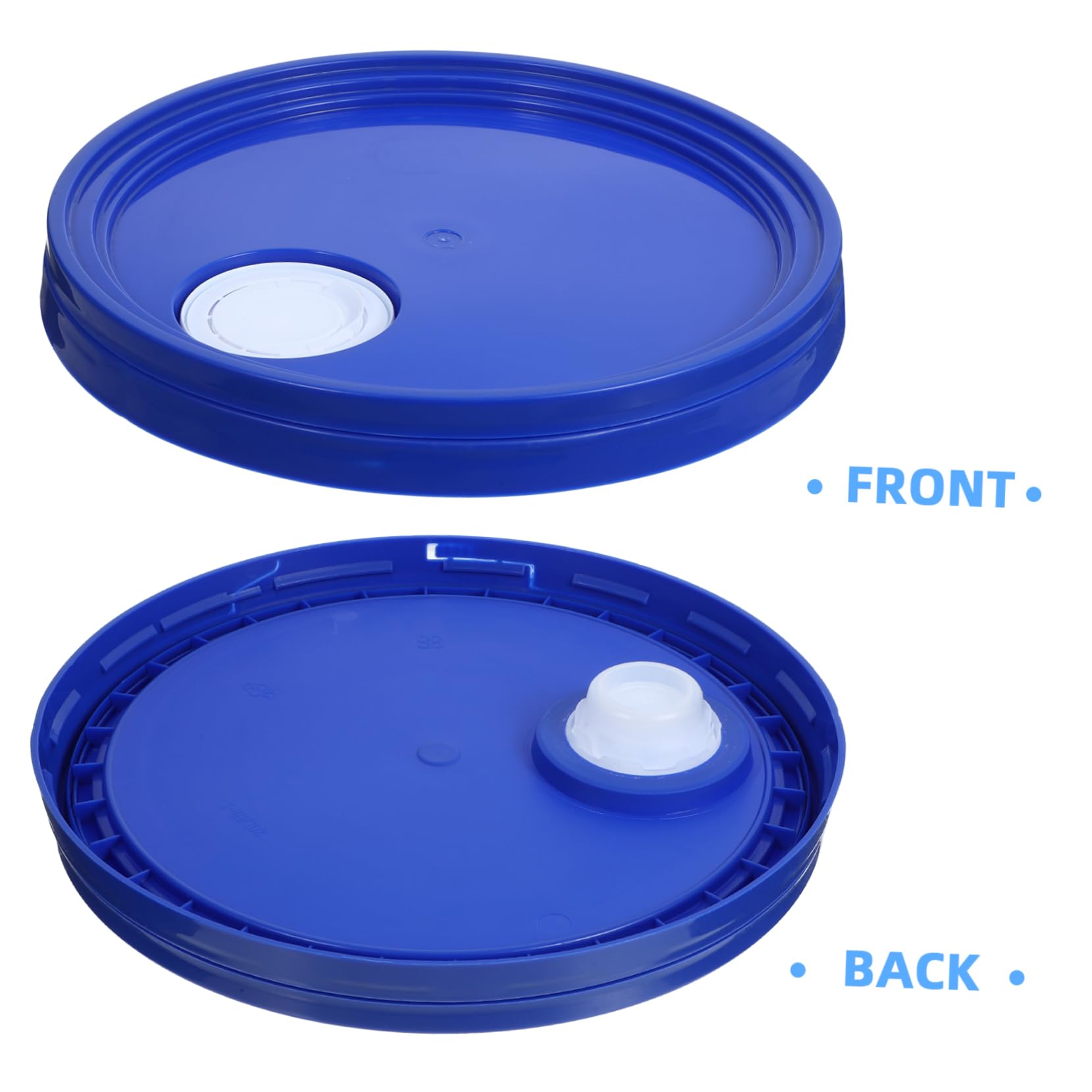 KICHOUSE Plastic Bucket Lid Oil Drum Lid Drums Sealing Plugs Bung Caps Oil Drum Seal Lids Water Barrel Caps Oil Barrel Caps Drum Caps Paint Bucket Lid Large Barrel Lid Oil Can Seal Lid