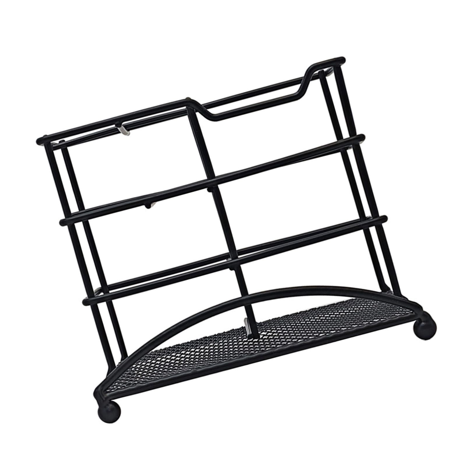Jazuaiao Heavy-Duty Iron Storage Rack for Adjustable Shelves Finish Space Maximizing Kitchen Bathroom Organizers