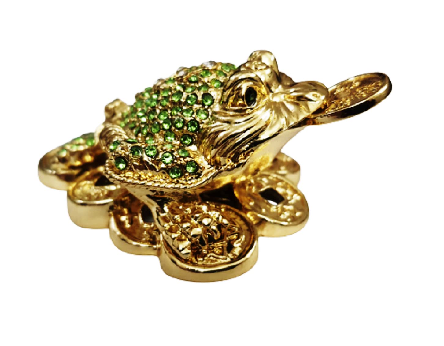 numeroastro Feng Shui Bejeweled Money Frog with Wish Fulfilling Compartment (8 Cms) (1 Pc)-picture-30