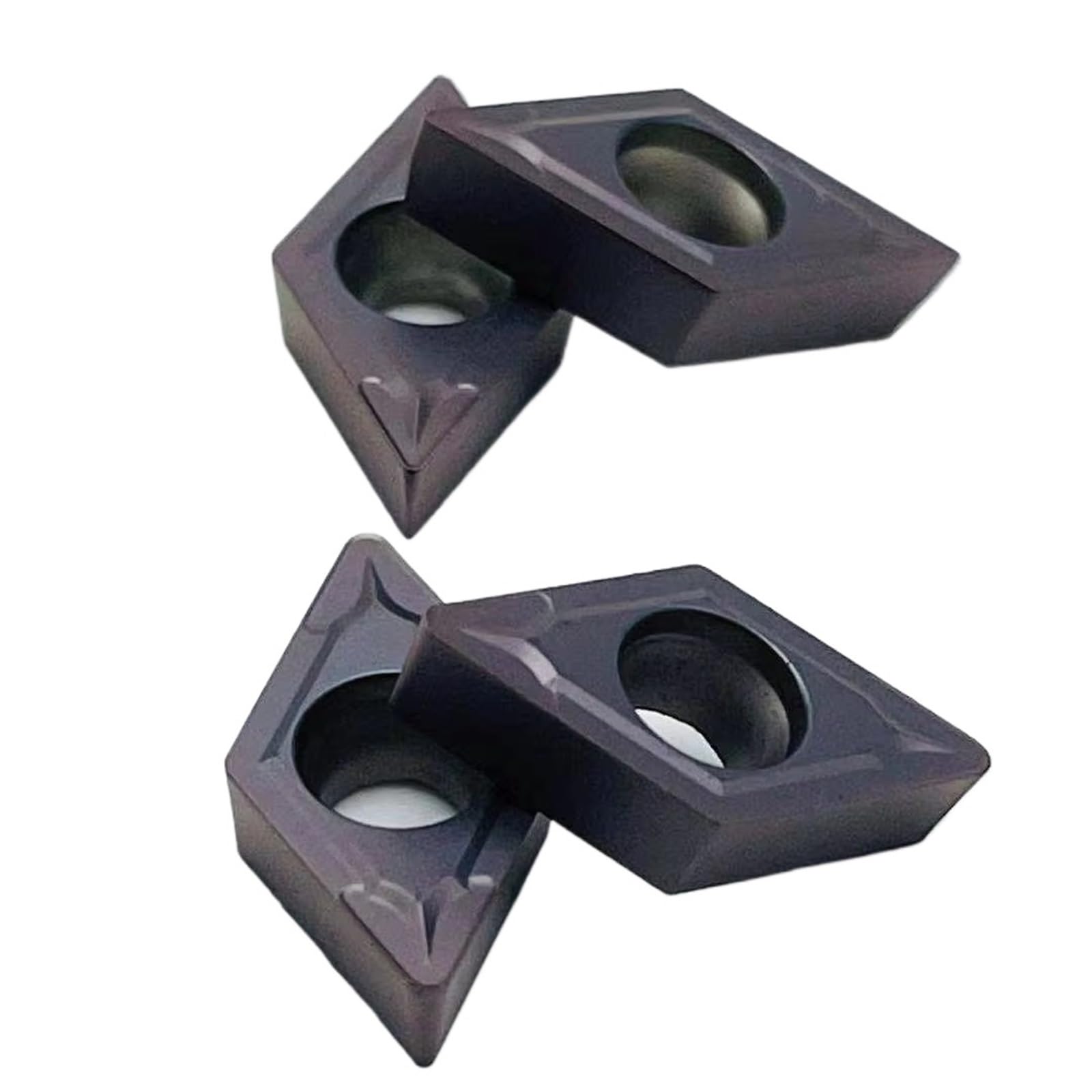 Hoja De Corte Ranura Aleación Dura CNC Con Forma Diamante 10 Piezas(DCMT11T308 KT15)