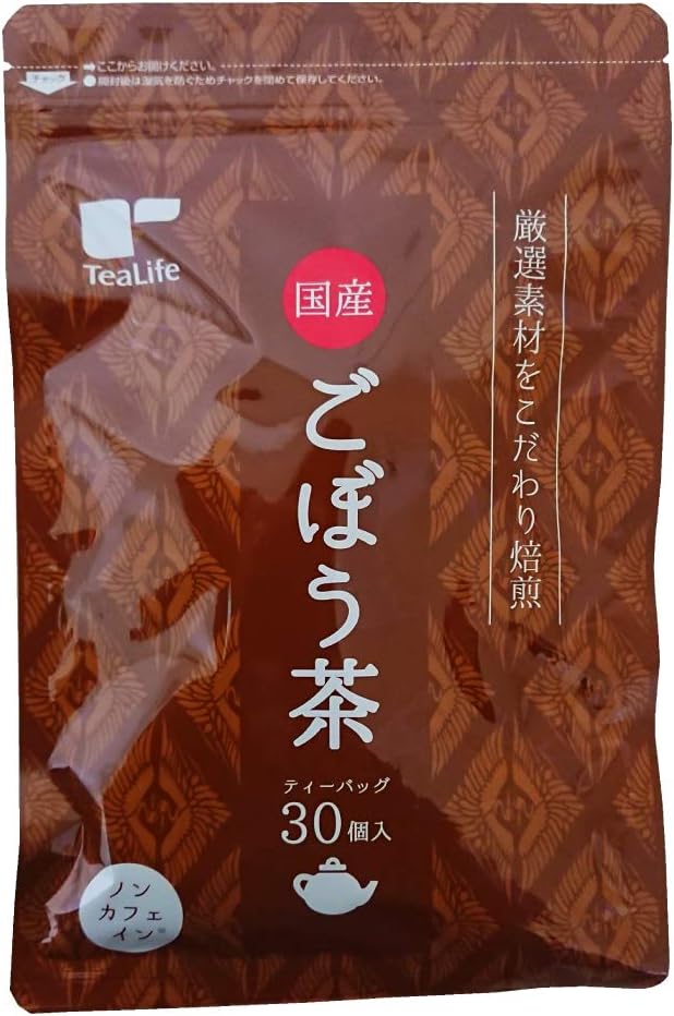Tealife Gobo Cha (Japanese Burdock Tea, 30-Pieces )