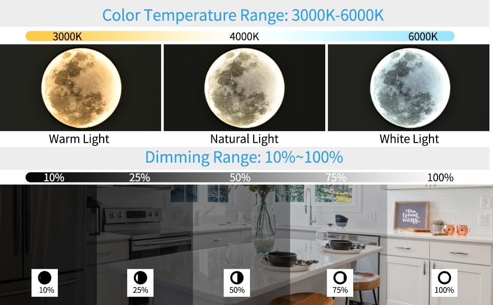 Image of GITGRNTH Dimmable Moon Wall Sconce Plug in Modern LED Wall Light with Remote Control 9.5inch 15W Black Wall Lamp Indoor Wall Mounted Lighting Ceiling Light for Living Room Light (Celing Moon Ligth)