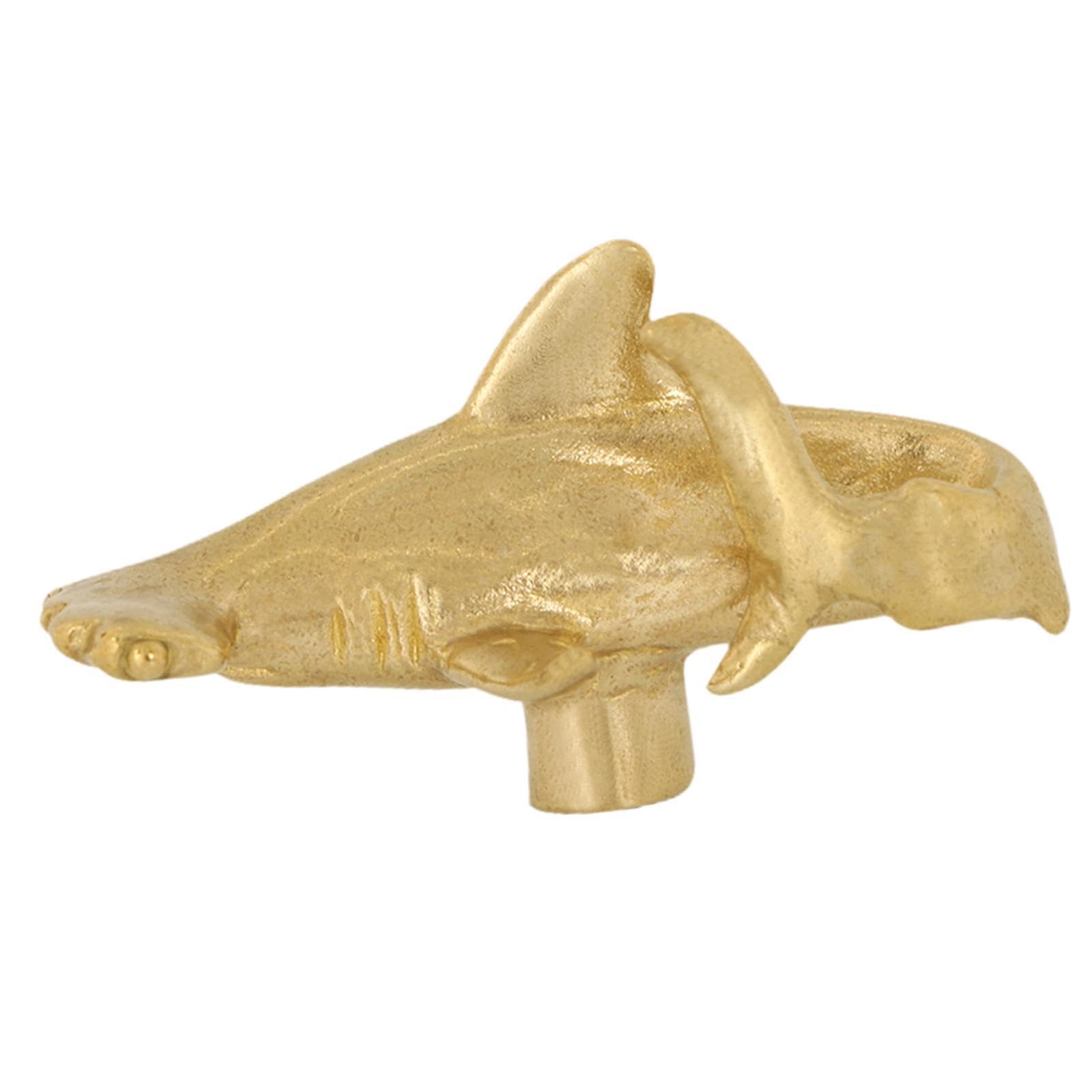 TWISAXC Brass Drawer Knob CLT Door Knob Ornament Strong Lifelike Shape for Creative Bedroom Decor Dresser Handle is