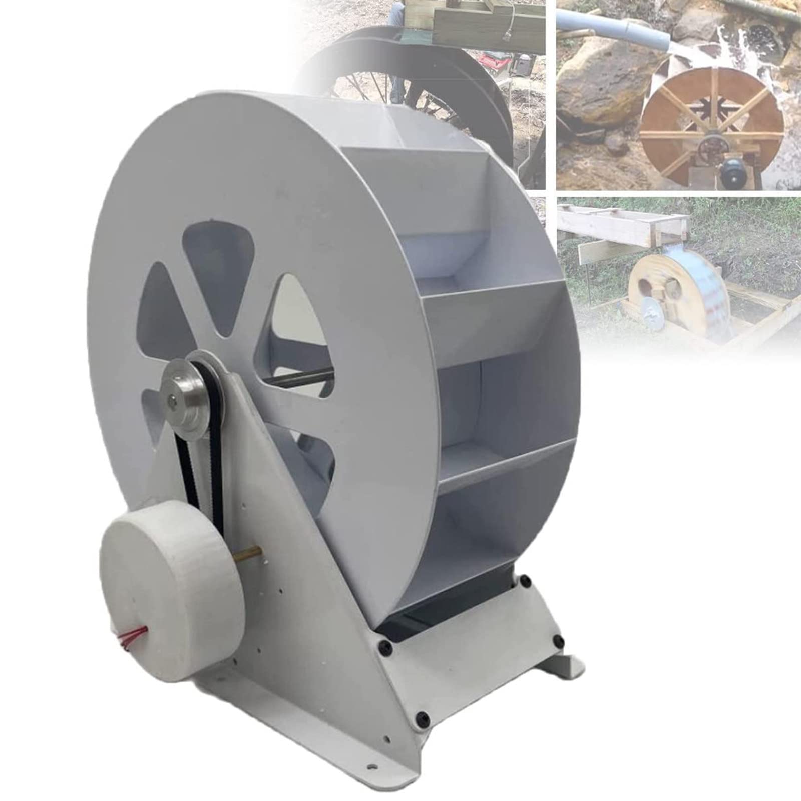 Generatore di turbina idroelettrica da 50 W e 100 W, generatore di elettricità a disco a bassa velocità, generatore di energia eolica e idraulica per esterni, apparecchiature di generazione di illum