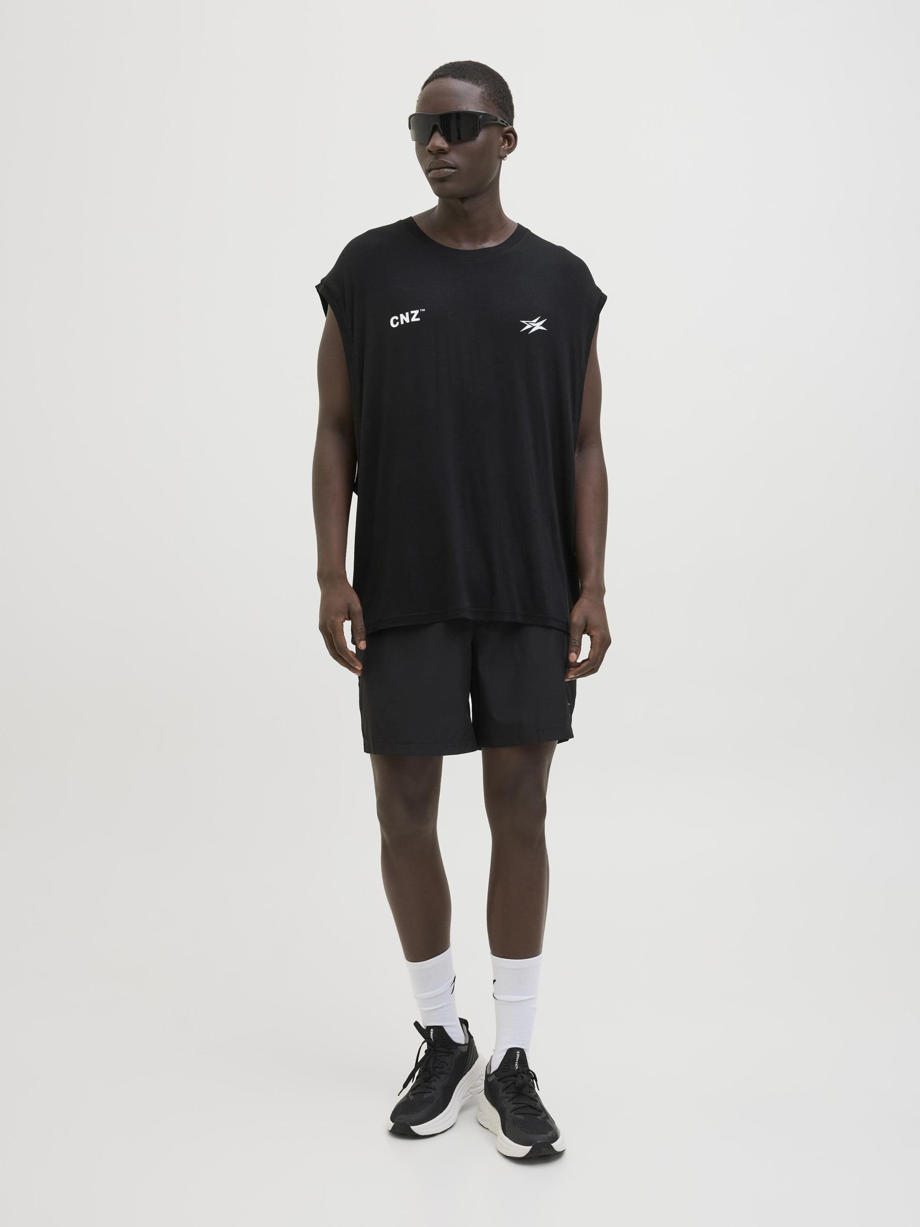 Jcocnz Berlin Tank Top, czarny, L