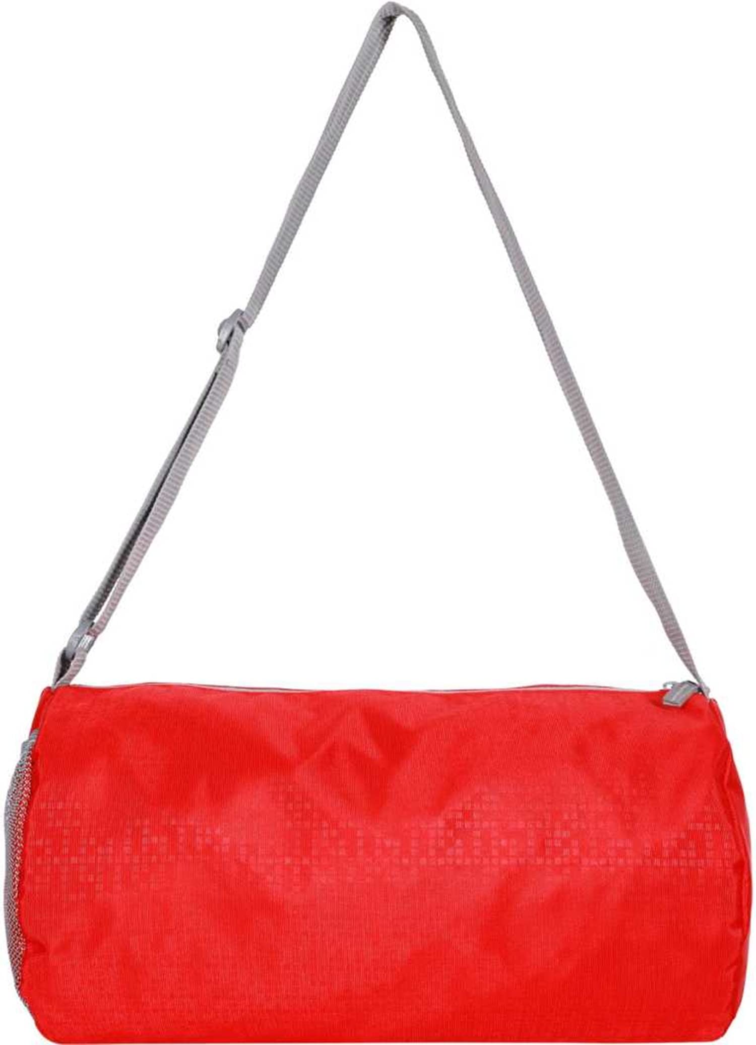 sector z Red Men’s Gym Duffle – Honeycomb Print Polyester Sports & Travel Bag with Shoulder Strap | Lightweight & Stylish Workout Holdall-picture-17