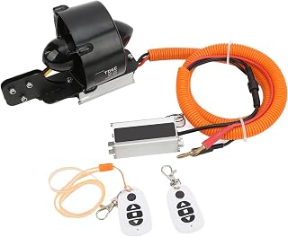 SUNGOOYUE RC Underwater Thruster, TD6E 24V 7kg Thrust 400W Underwater Thruster with ESC and Remote Control for RC Boats ROV AUV Inflatable Boat
