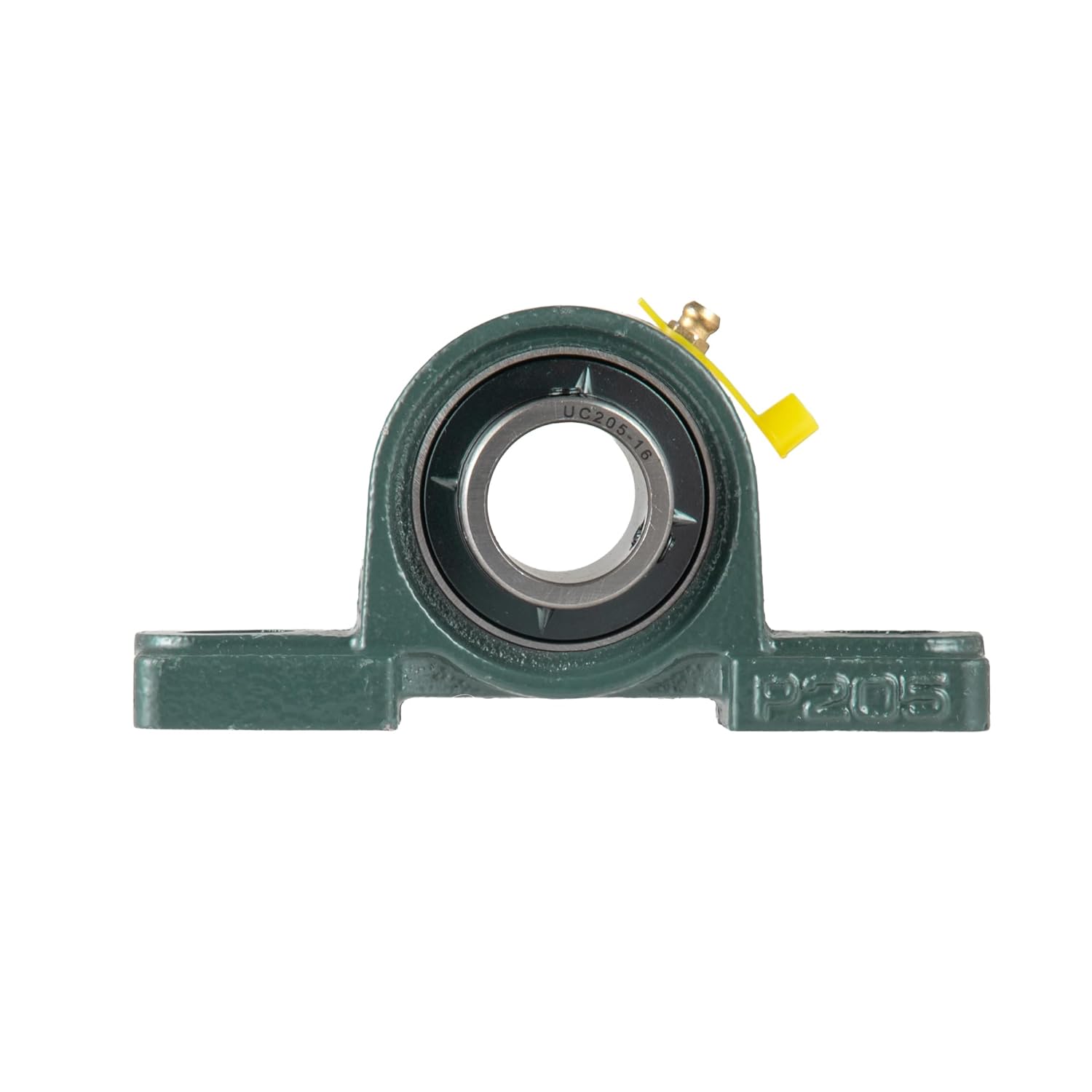 4 Pieces UCP205-16 Pillow Block Bearing 1 inch Shaft Bore, Solid Cast Iron Base, Self Aligning
