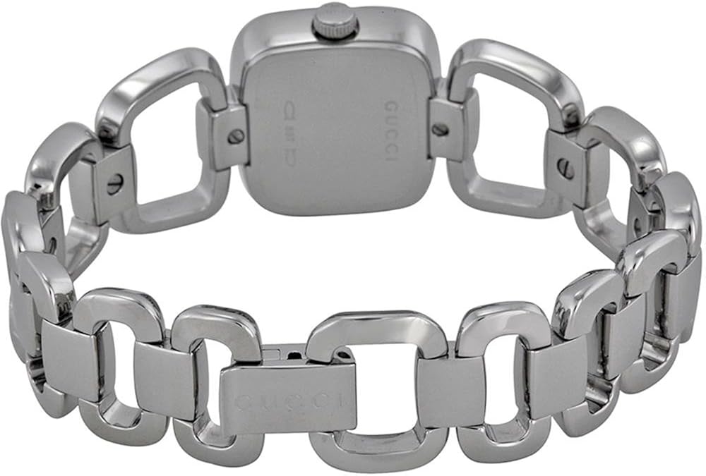 Gucci YA125508 - Orologio da polso donna, acciaio inox, colore: argento Gucci YA125508 - Orologio da polso donna, acciaio inox, colore: argento