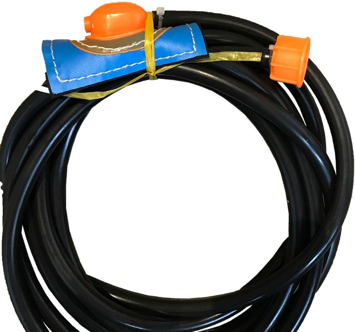 TentandTable 13.5 Foot Inflatable Water Slide Sprinkler Hose with Single Sprinkler Head, Replacement Misting Hose for Residential Slide and Bounce House Combos, Durable PVC Plastic