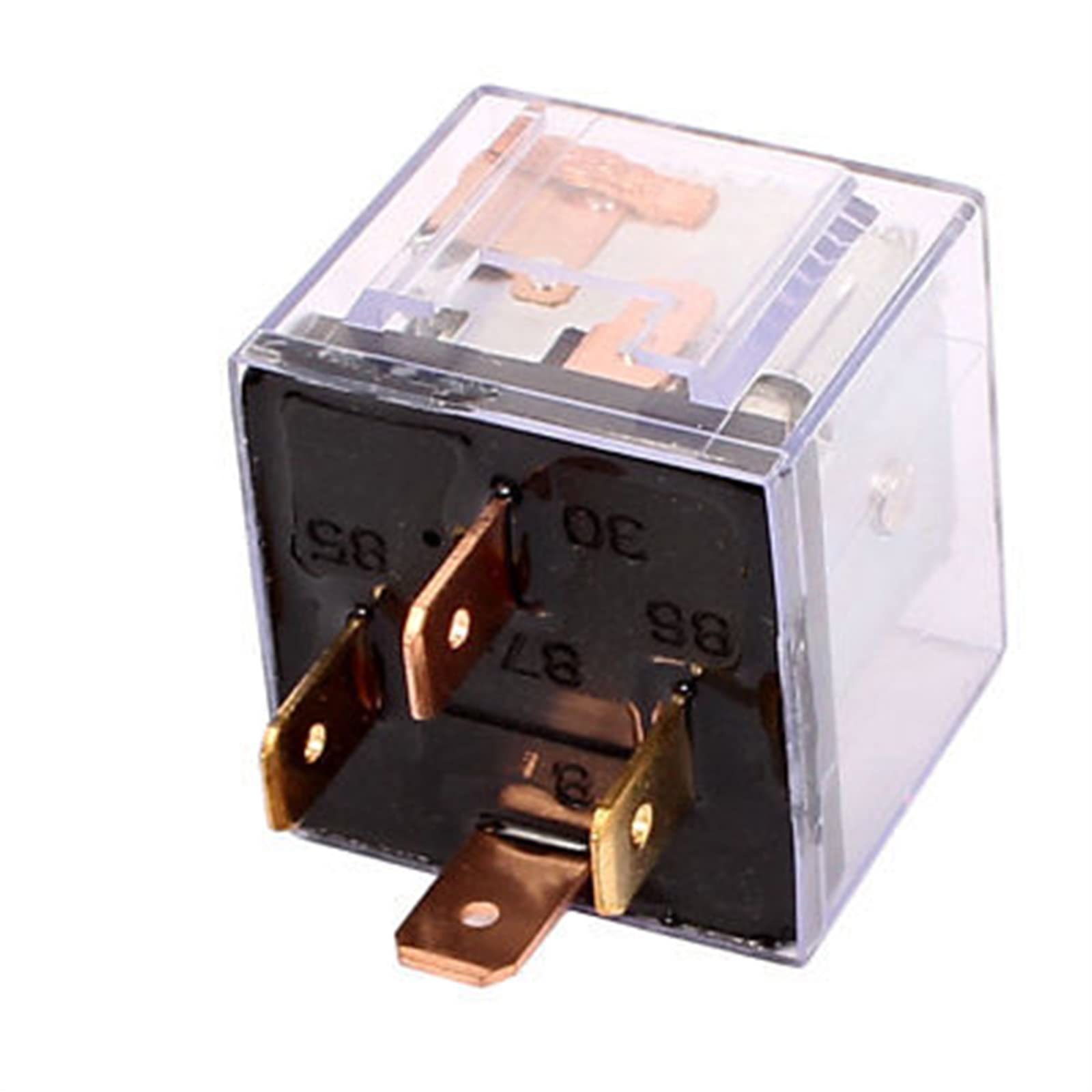 10 sztuk JD1912 24V 100A 4 piny przekaźnik mocy SPDT w LED bezbarwne światło powłoki