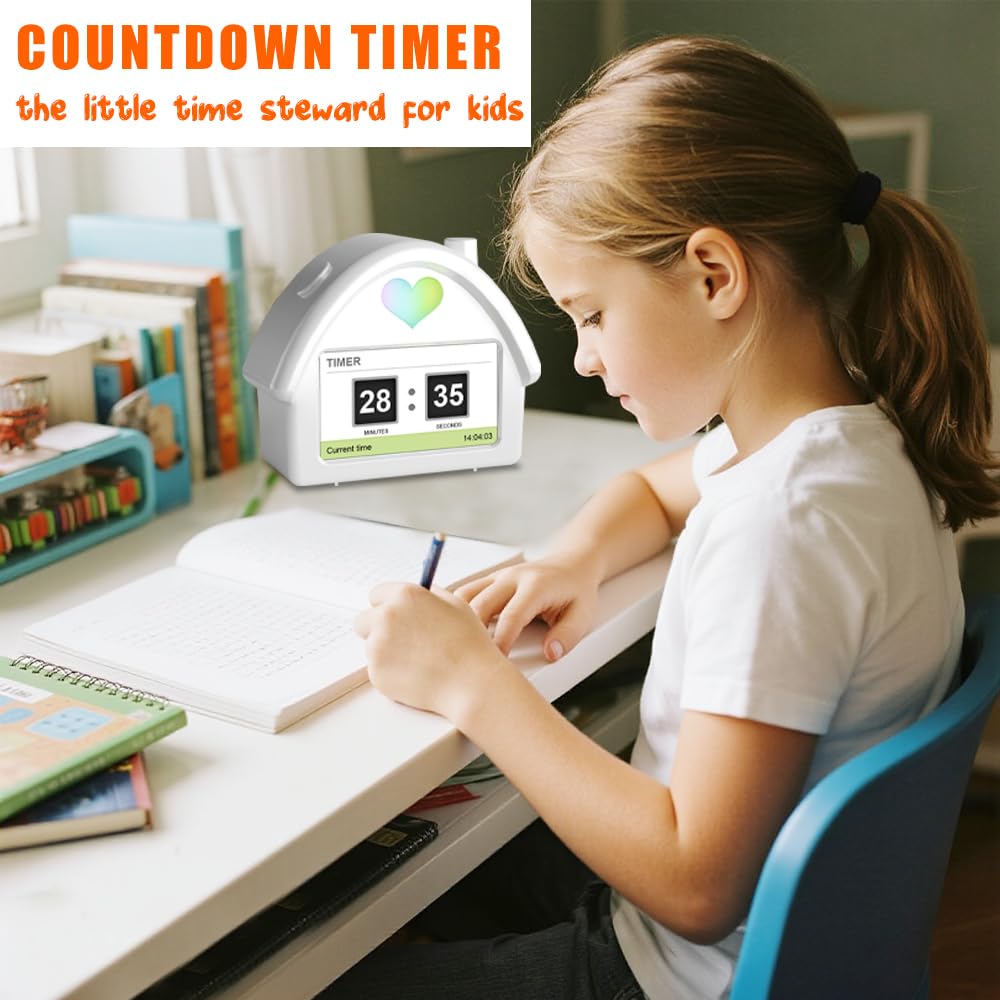 Reloj despertador digital con pantalla HD de 4.3 pulgadas, calendario, cuenta regresiva, iluminación ambiental, función de ruido blanco, perfecto para niños con control remoto y función de