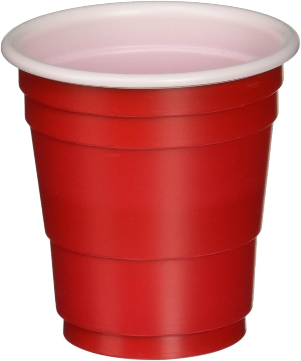 GOODTIMES 2 oz. Mini Red Cups 6 Bags of 20 Cups
