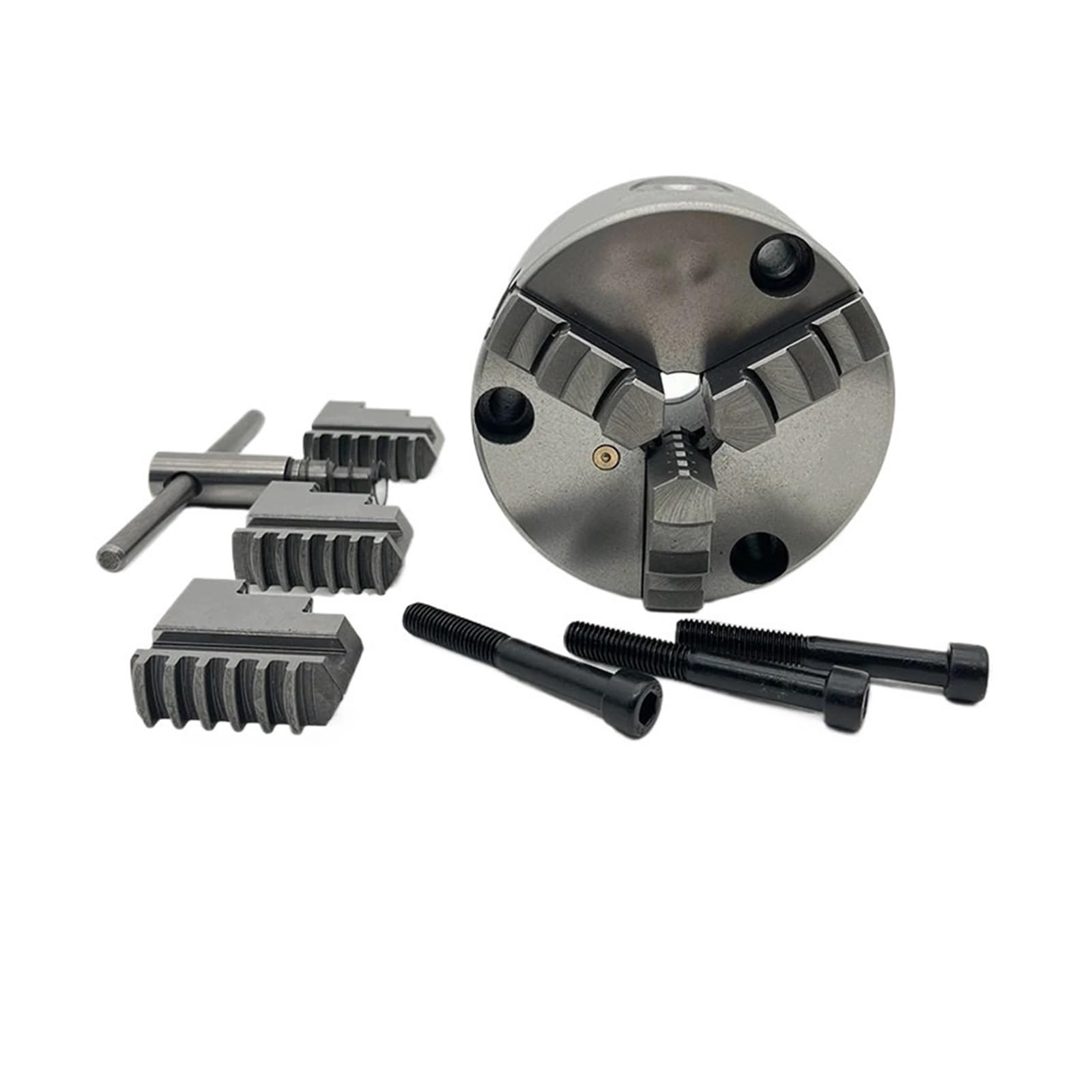 Mandril de 3 mordazas de 100 mm, Mandril Manual, Mandril de Desplazamiento for Mini Torno