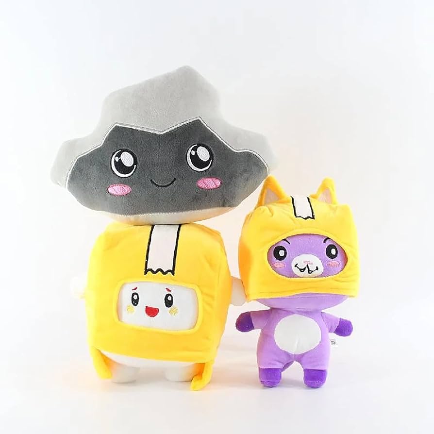 Amazon.co.jp: フォクシーと箱型のぬいぐるみおもちゃ、ランキー