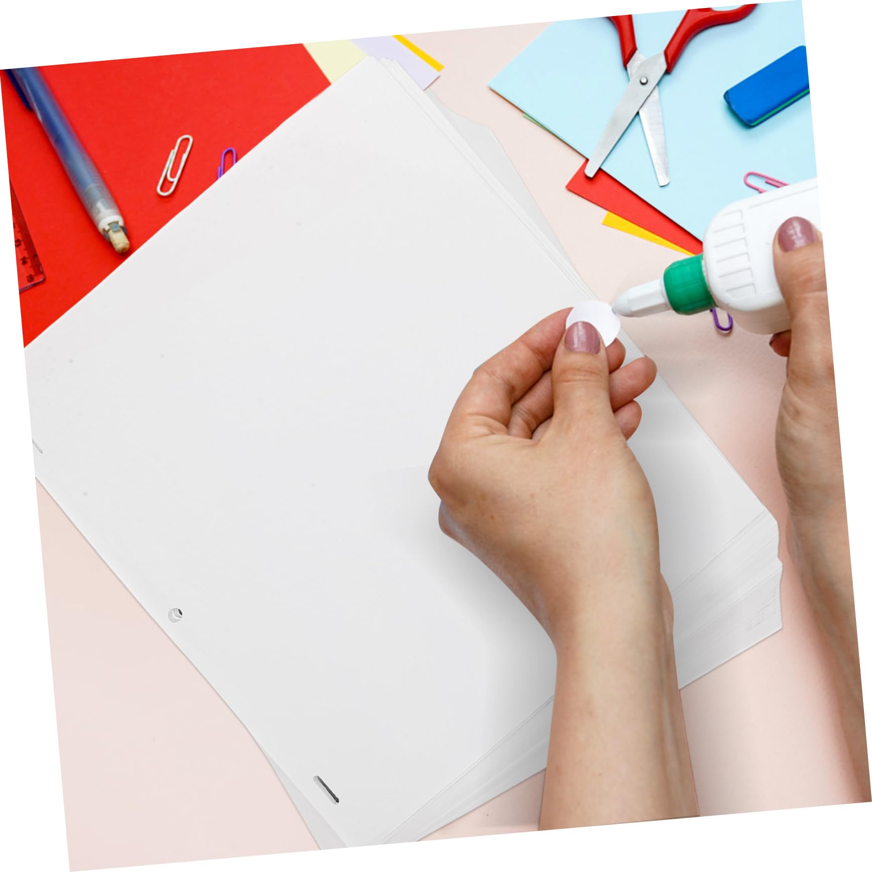 Kisangel 200stücke Animations-lochungspapier Positionierungspapier Zeichenpapier Transparentpapier für Künstlerische Arbeiten Digitale Animationsarbeiten für Künstler und Studenten Weiß
