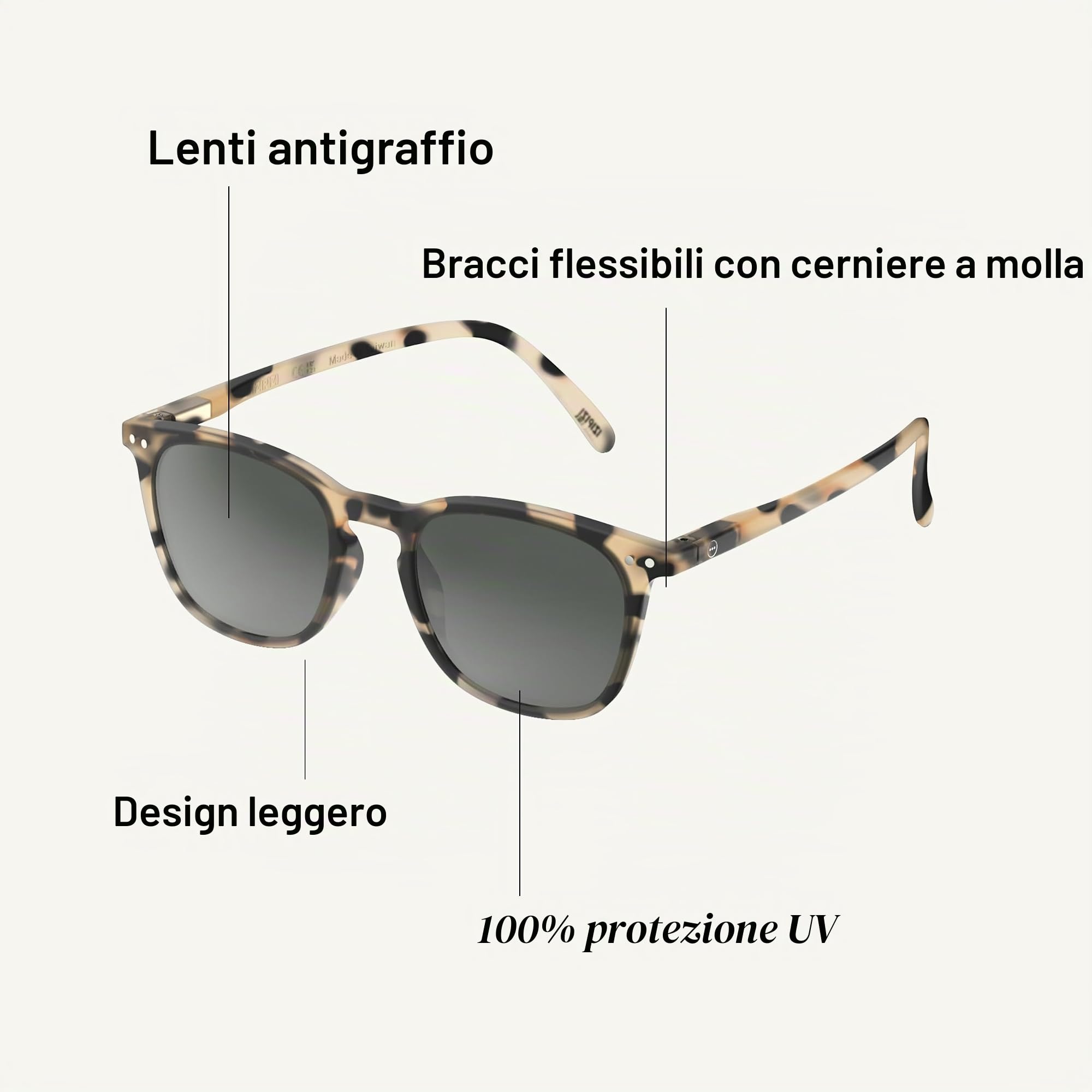 IZIPIPI e Montatura Sole Light Tortoise 0