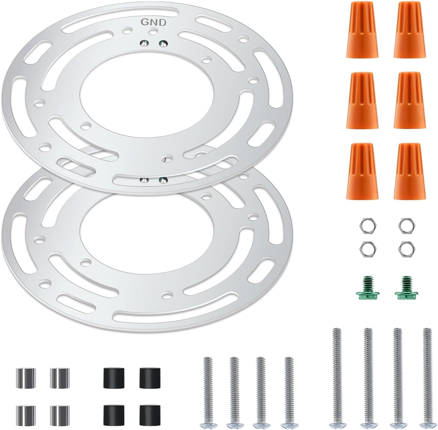 ONESMING 2 Pack Universal Light Fixture Mounting Bracket, 4 Inches