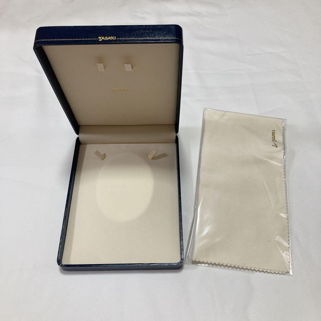 美品　タサキ　TASAKI　ネックレスケース　空箱　クロス付き タサキ TASAKI ネックレスケース 空箱 クロス付き 美品 タサキ TASAKI