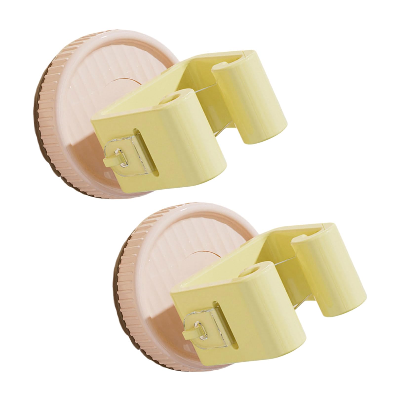 Msioytog 2Pcs Wall Mount Mop Holder Heavy Duty Suction Cup Broom Holders Grippers for Bathroom Kitchen Laundry Room Organization Strong Grip Mop Holder