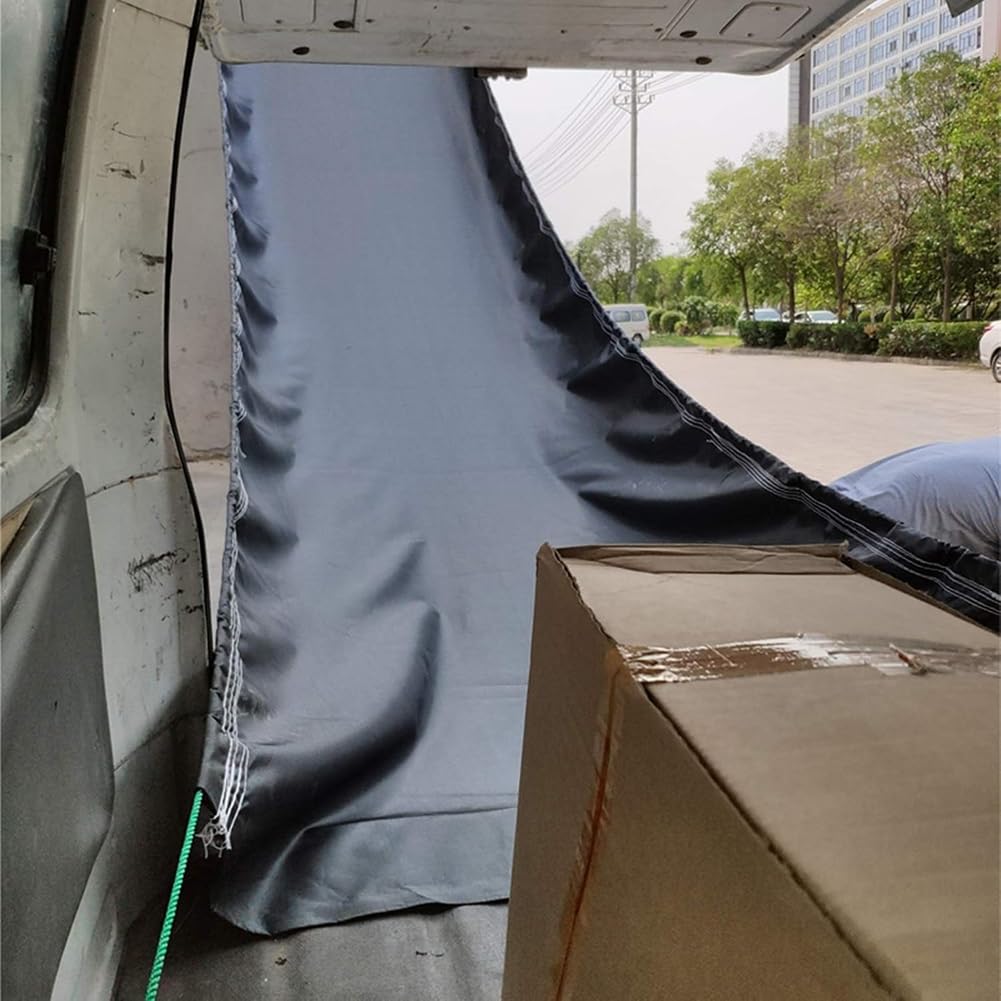 GLDYTVF Heavy Duty Construction Canvas Chute - 2x12m Tarpaulin with Grommets for Efficient Cargo Handling & Warehouse Unloading in Tall Buildings