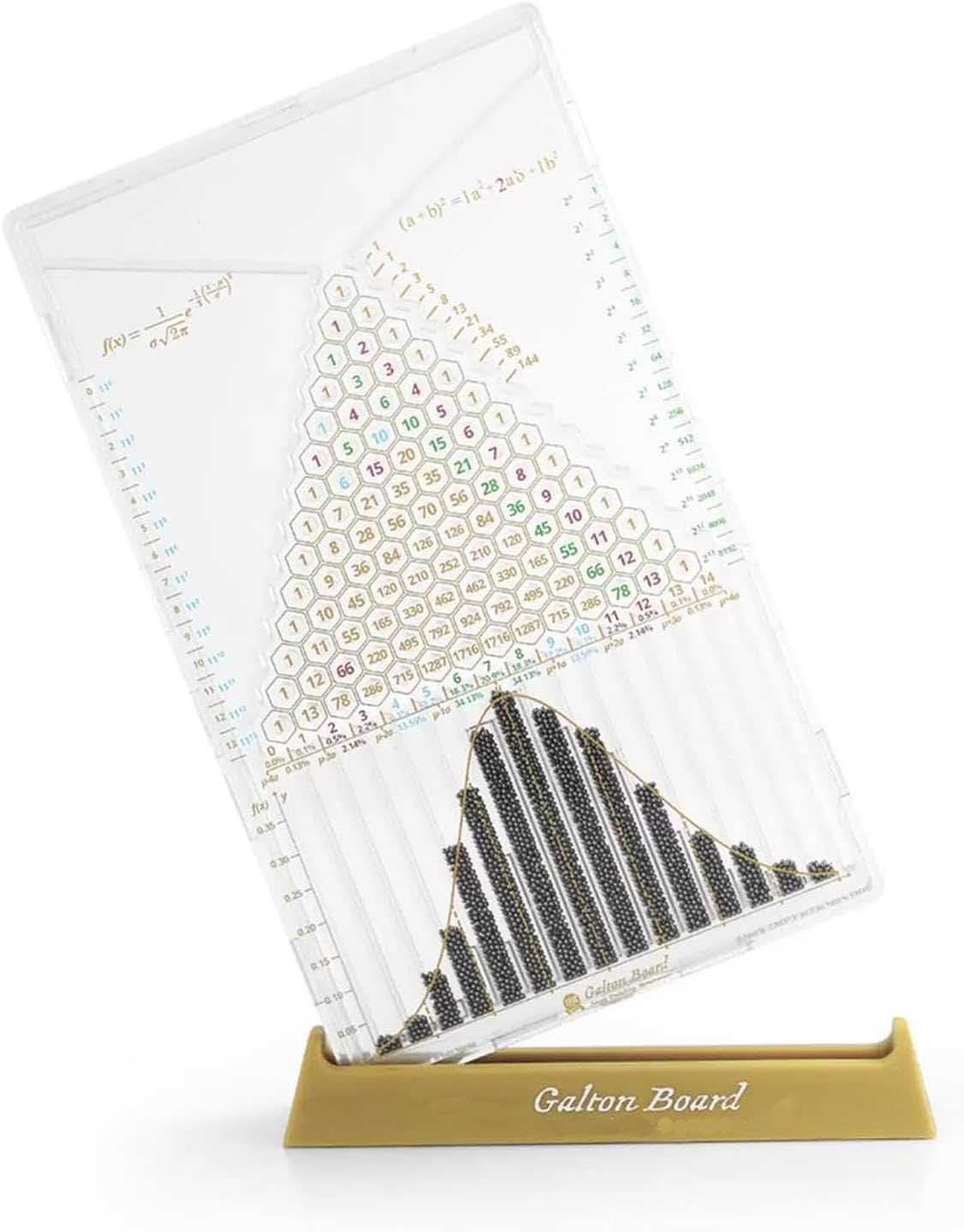 Tablero de Galton interactivo, herramienta de distribución normal para clases de física