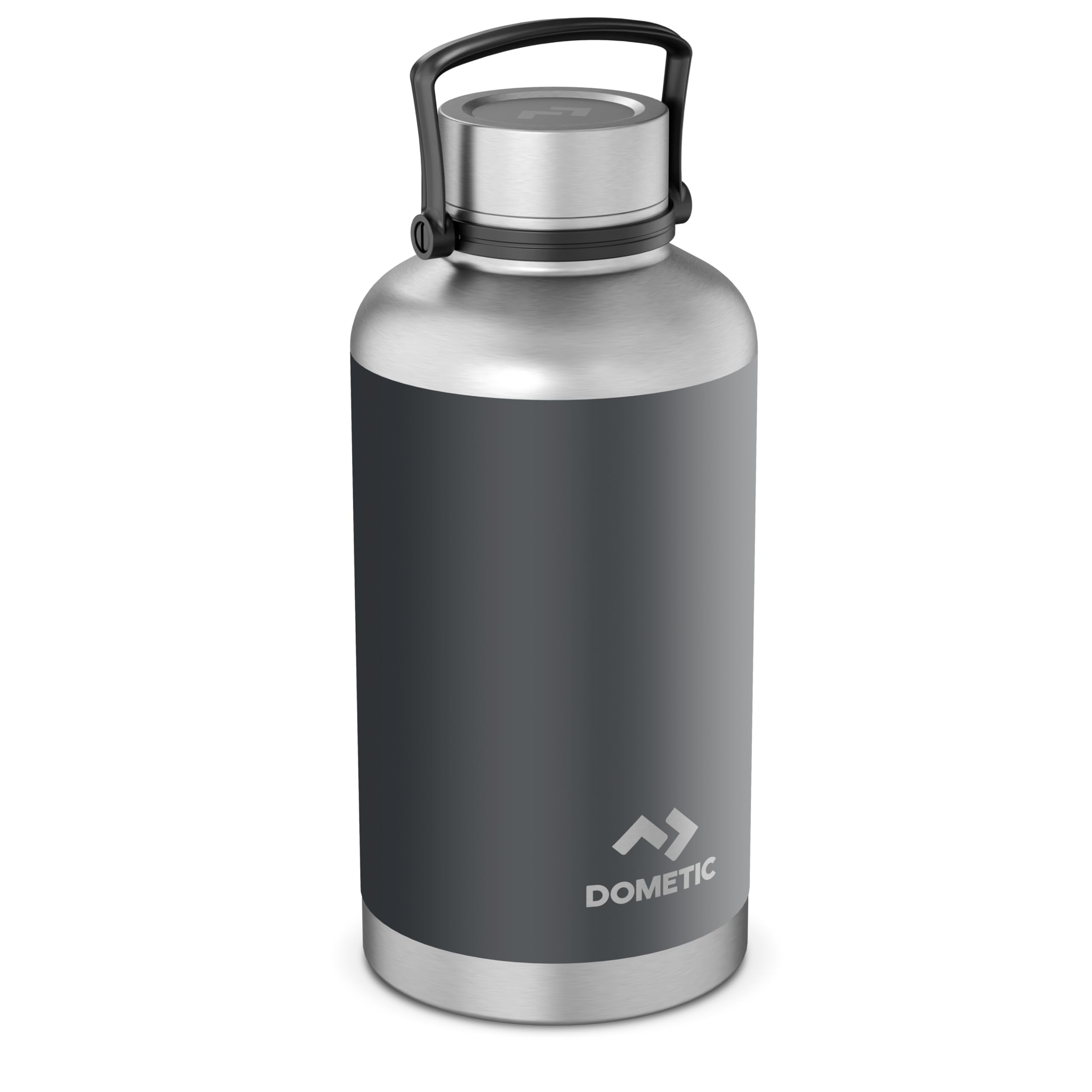 Dometic Thermo Bottle 192 - Thermosflasche 1920ml - Größe Trinkflasche Edelstahl - Spülmaschinenfest, BPA-Frei, Doppelwandig - Thermoskanne, Isolierflasche - Slate