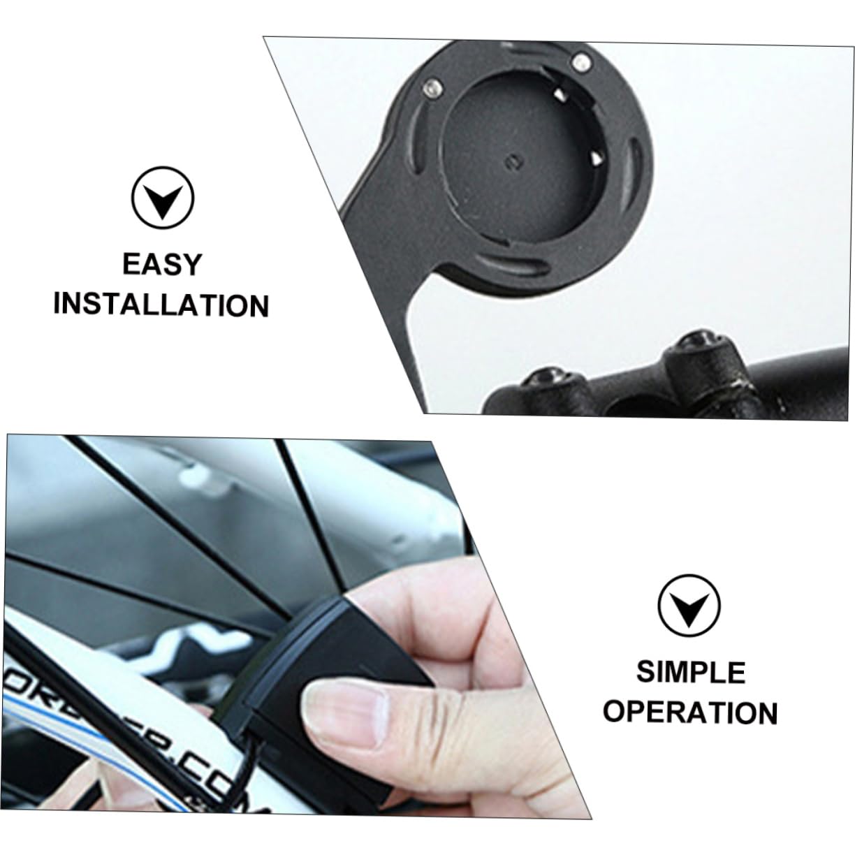 VANZACK Cuentakilómetros Inalámbrico Bicicleta de Resistente Pantalla Retroiluminada Monitor de Rendimiento de Color Negro