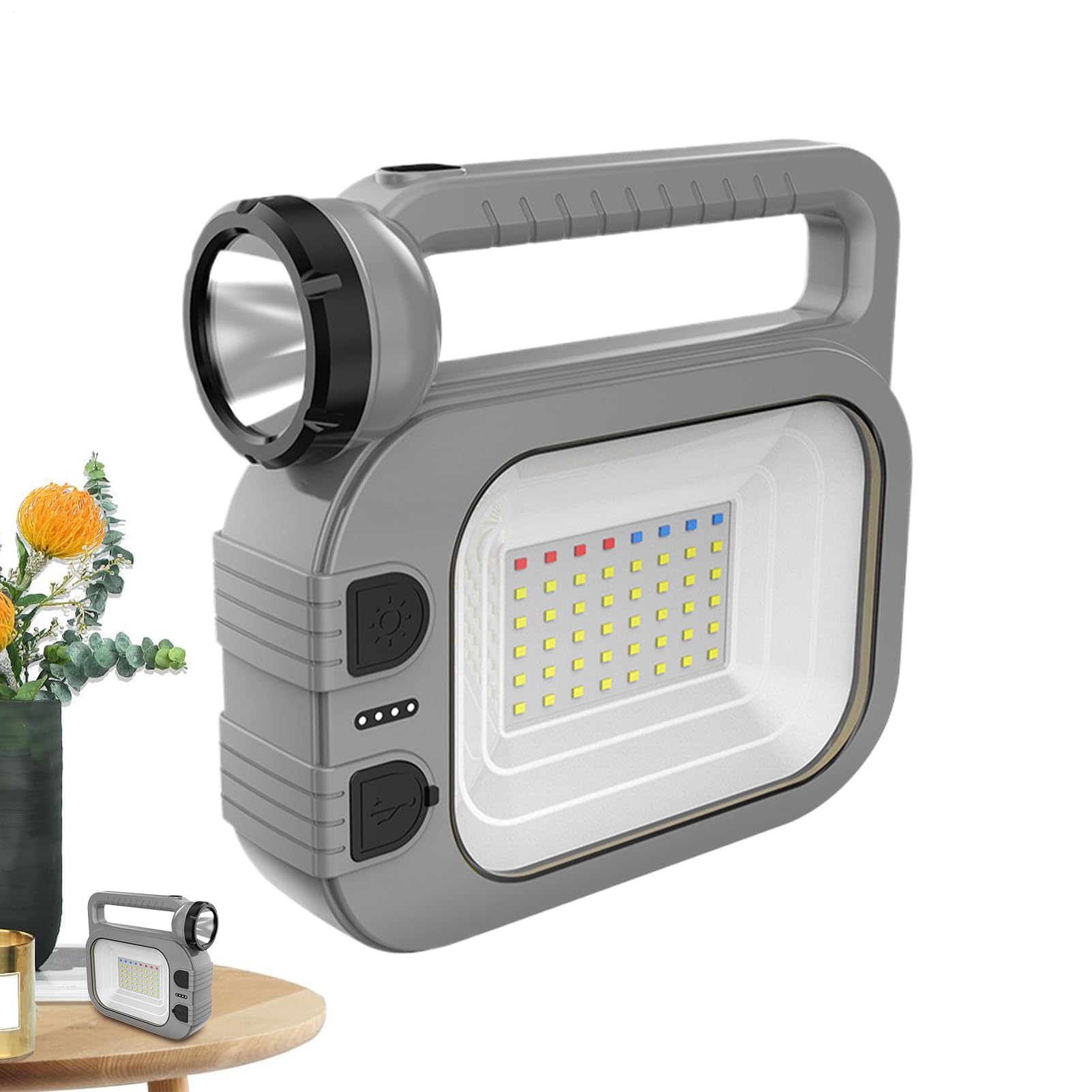Lampa Campingowa Ładowana Latarka Turystyczna z Ładowaniem