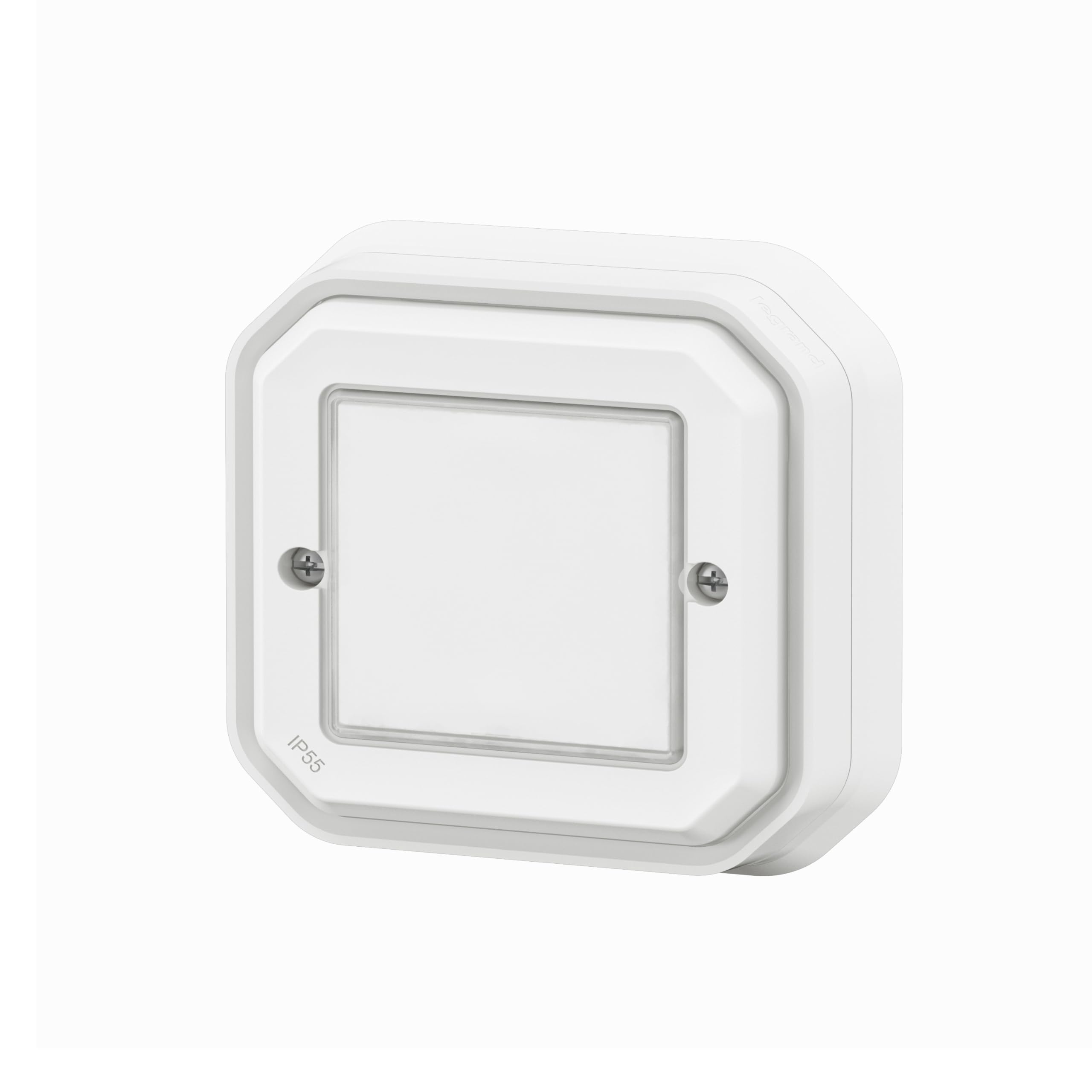 LEGRAND, Plexo 069884L New Connected - Interruptor para ambientes húmedos (encendido y apagado, sin batería, aplicación de control de hogar+control, IP55 - IK07, resistente al agua y a los impactos),