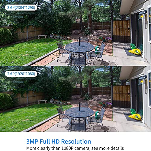 Hiseeu-2MP-1080P-Security-CameraWaterproof-Outdoor-Indoor-36mm-Lens-IP-Cut-DayNight-Vision-with-Power-Adapter-Compatible-with-Hiseeu-8ch-Camera-SystemWhite