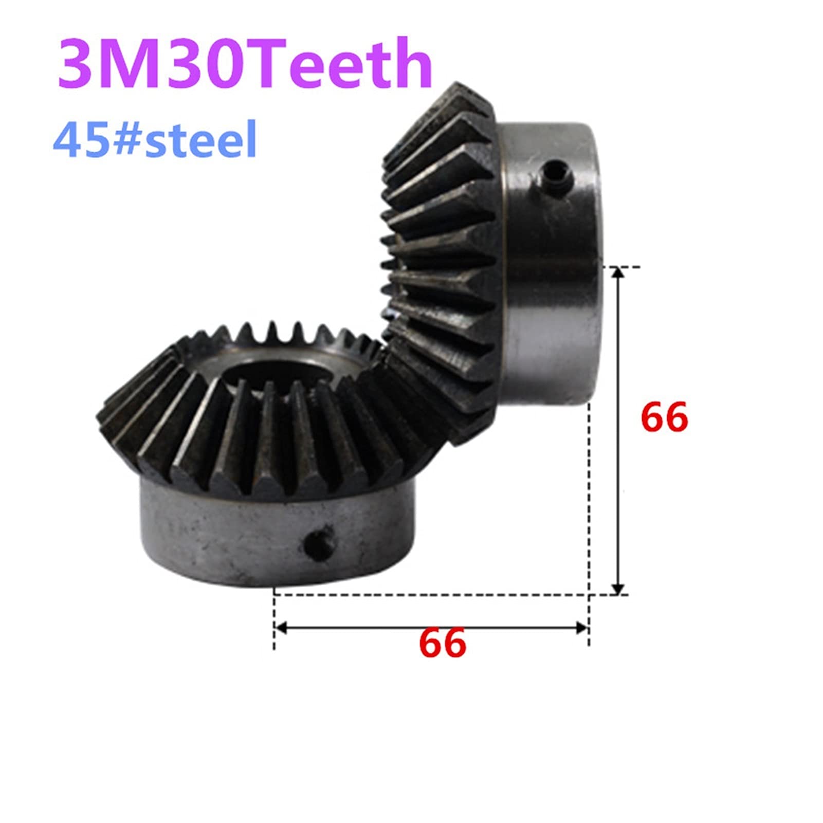 ZGF-BR Gear Gear 3m 30teeth Foro Interno 20/22/25/28/30/22/22/40/40/245/50/50 / 50/50/50 Millimetri Ingranaggi Ingranaggi in Acciaio Ingranaggi in Acciaio Ingranaggi a Vite M6