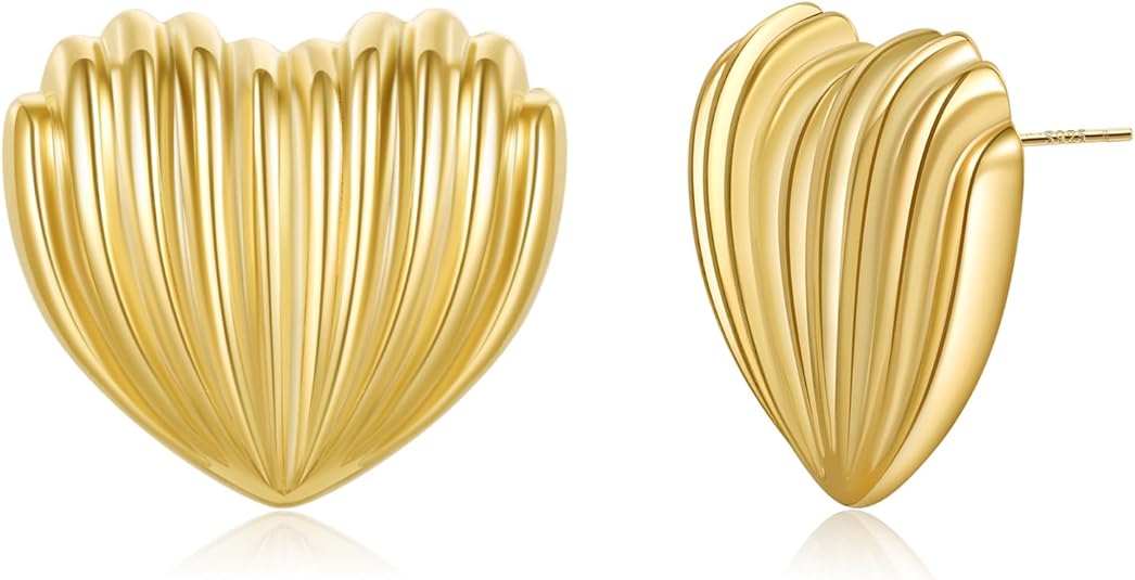 MOROTOLE Gold Chunky Earrings for Women Trendy Statement
