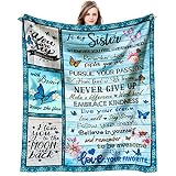 VXDRZGT Sister Birthday Gifts from Sister Blanket, Sister Gifts for Women, Gifts for Sister from Sis