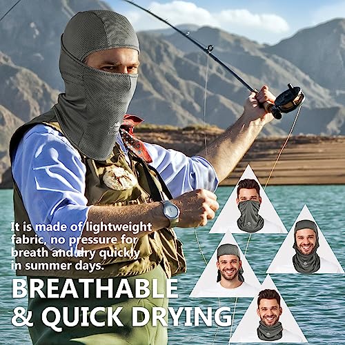 Image of Balaclava Ski Mask, Sun UV Protection Breathable Full Head Face Mask for Men Women Skiing Cycling