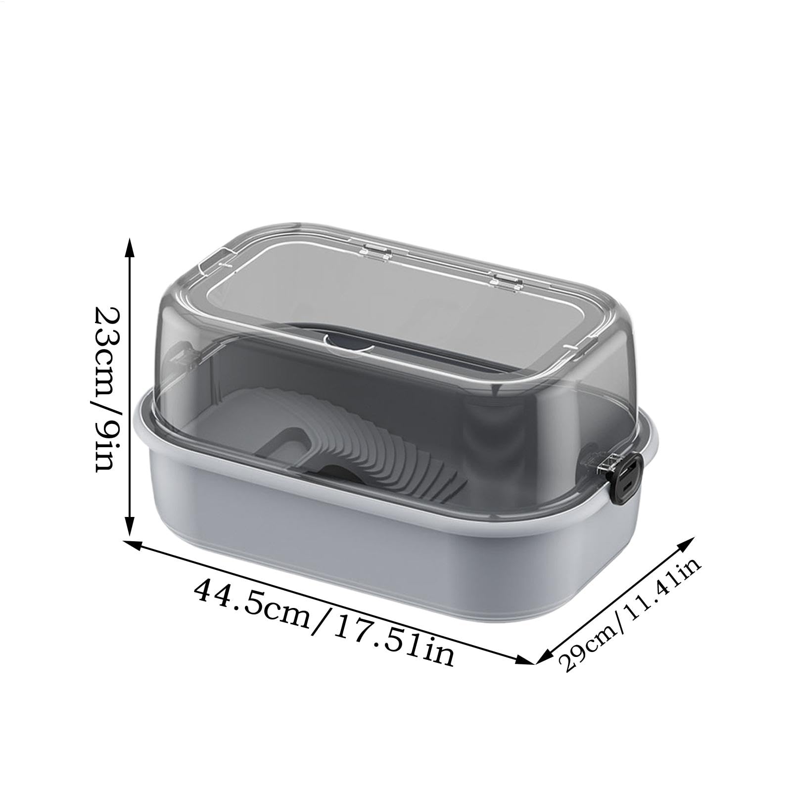 Schildkröten-Terrarium-Set | Vollsicht-Aquarium-Starter-Set, Bodenablauf, Sonnenstufe, multifunktionaler Lebensraum für Krabben, Krebse