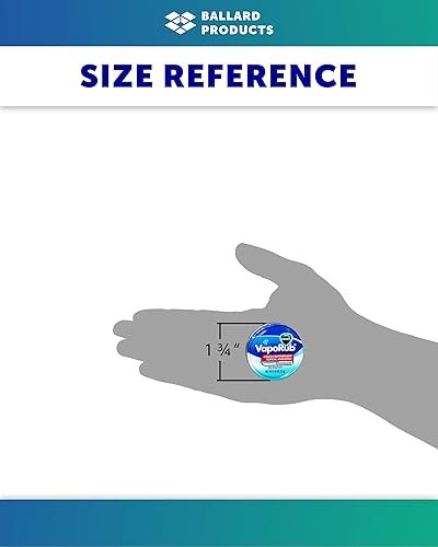 Miniatura 4 de Ballard Products Vicks VapoRub Ungüento supresor de la tos - Paquete de viaje - 4 latas de Vicks Vapor Rub Tamaño de viaje - Alivio de la tos y la