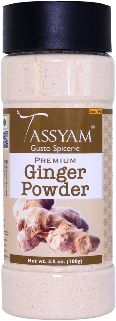 Tassyam Dry Ginger Powder 100g | Dispenser Bottle