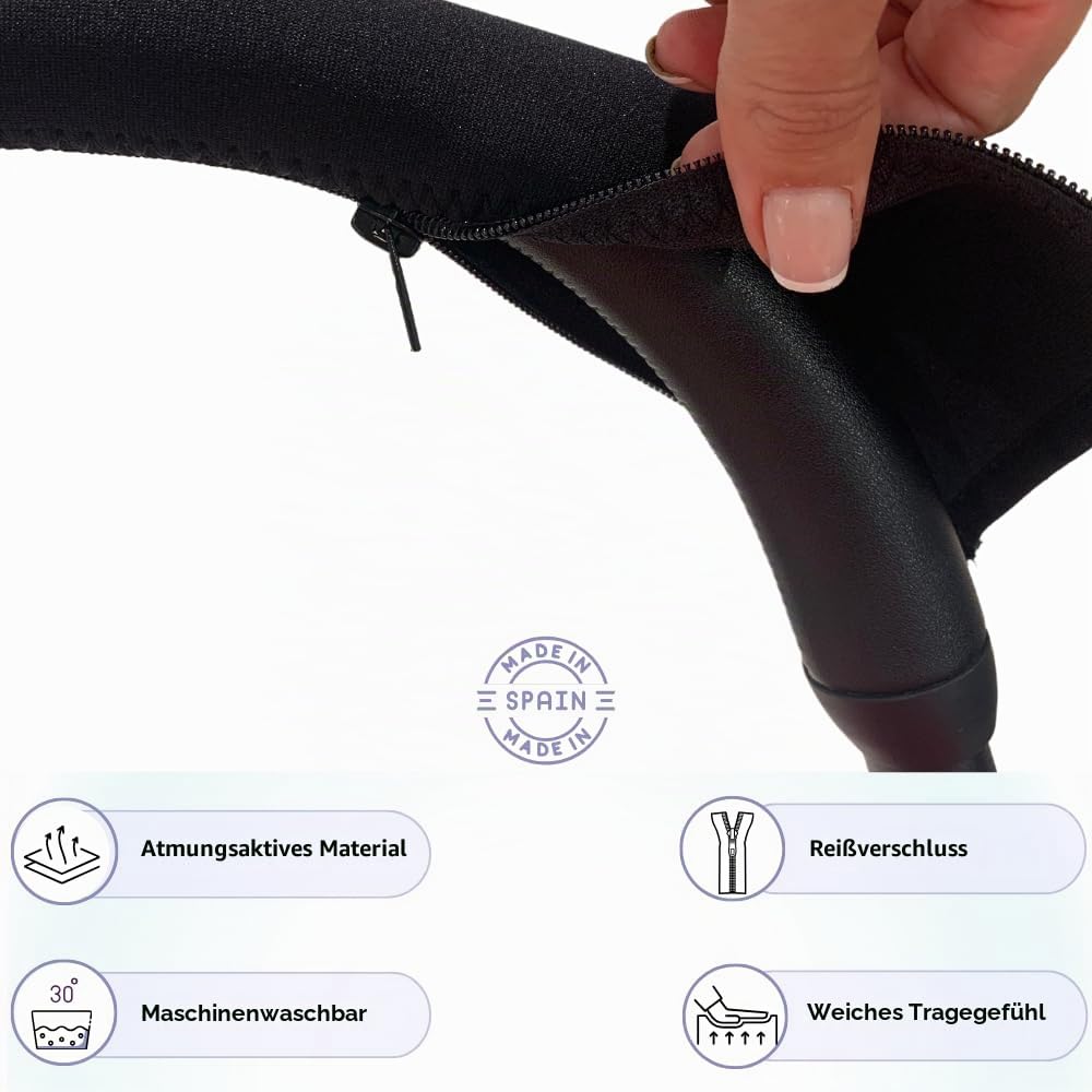 PROTEC TIF | Neopren-Lenkerbezüge kompatibel mit BABYZEN YOYO2 | Passt auf den Lenker aus Kunstleder |