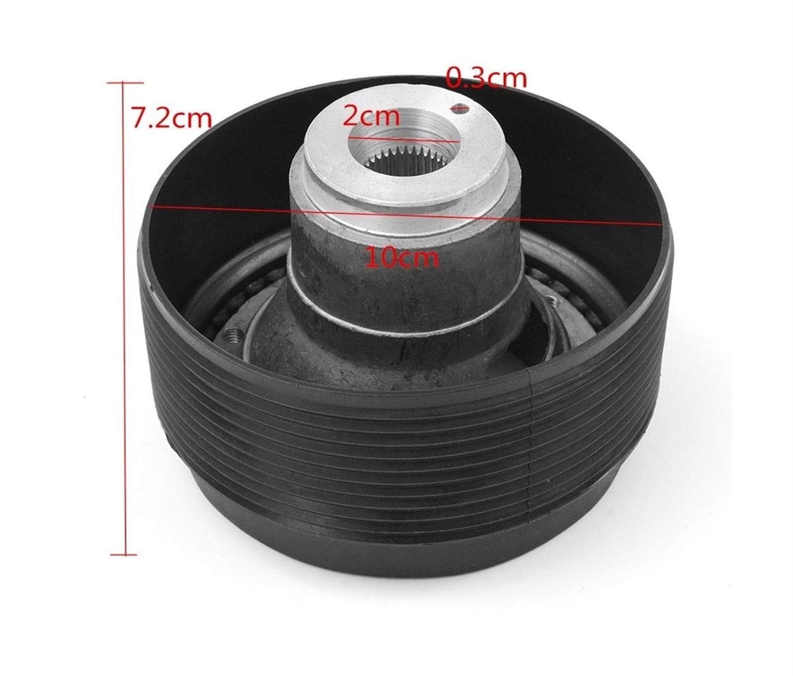 Auto Racing Lenkrad Schnellspanner Nabenadapter Snap Off Boss Kit, for Land Rover, Defender 36 Spline Lenkradnabenadapter