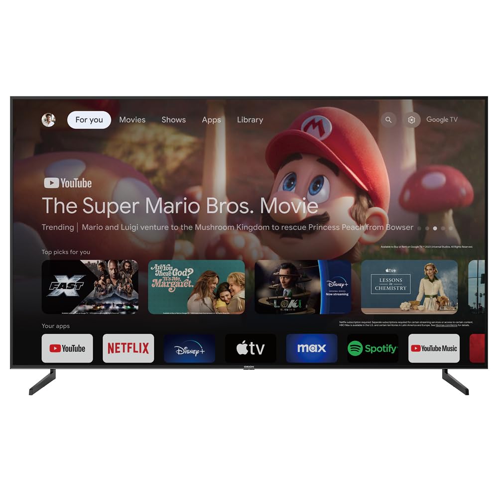 Amazon | オリオン 98型 4K対応 チューナーレス スマートテレビ