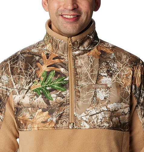 Image of Columbia mens Phg Fleece Overlay 1 /4 Zip