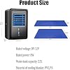 Water Cooling & Heating Mattress Pad,Bed Cooling System with Remote,2.5L Water Tank & 1-12 Hour Timer,Chilled Mattress Topper,for Hot Sleepers and Night Sweats(Single)